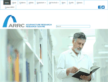 Tablet Screenshot of acupunctureresearch.org.uk